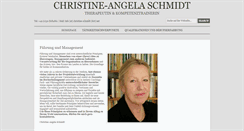 Desktop Screenshot of christine-schmidt.net
